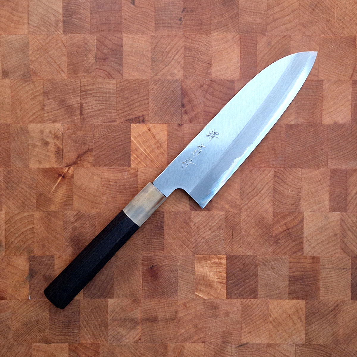 18cm Grønnsakskniv (Santoku) Shirogami I - SATOSHI NAKAGAWA — bilde 1