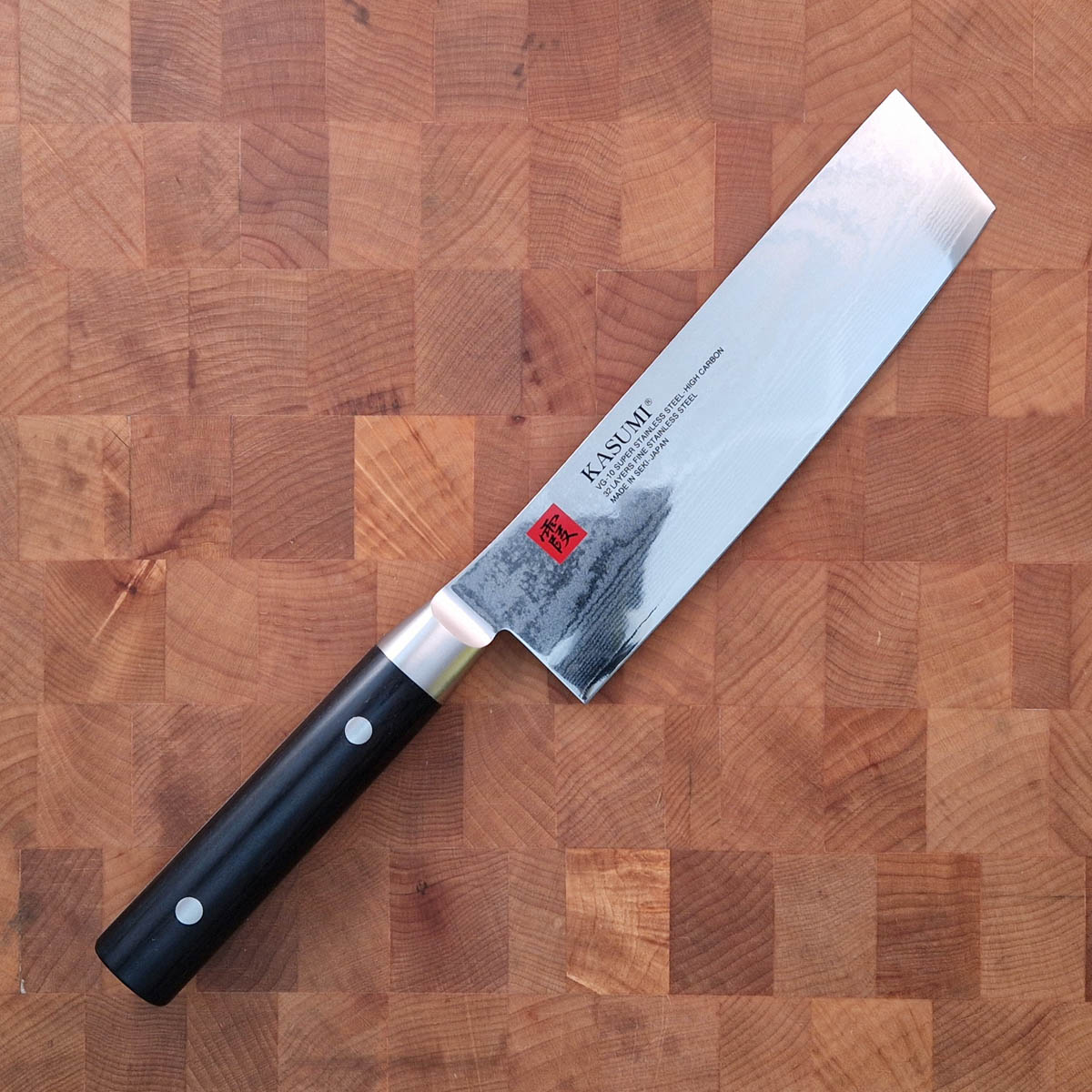 17cm Grønnsakskniv (Nakiri) Damask - KASUMI