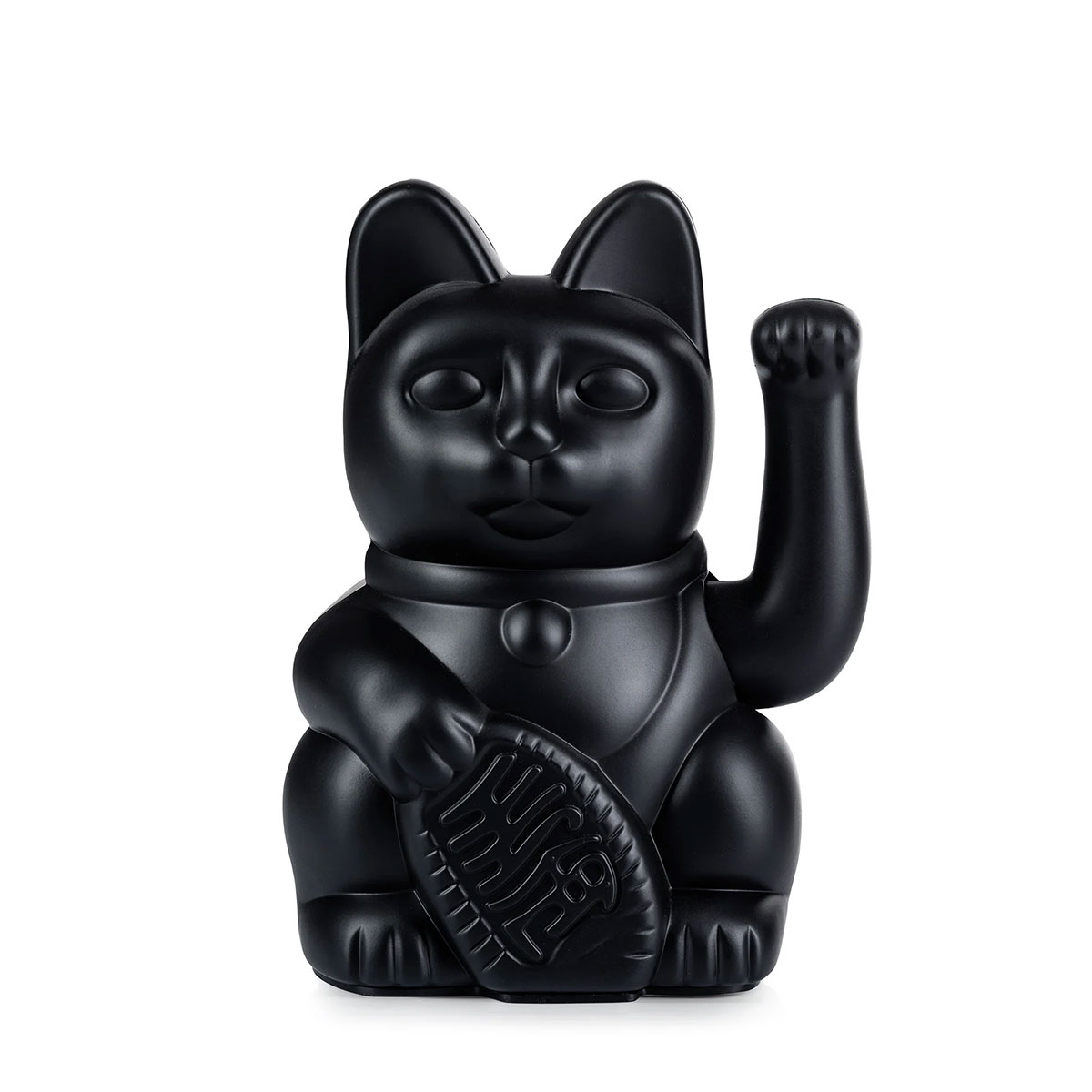 Lucky Cat Waving, 15cm - Svart — bilde 1