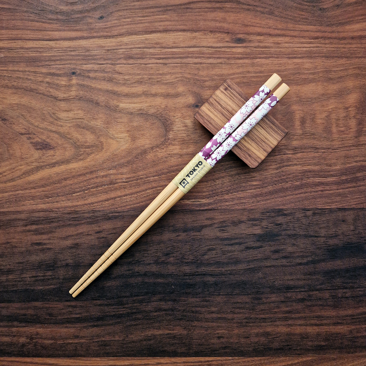 Spisepinner 5 par i gaveeske "Purple Sakura" - Tokyo design studio — bilde 1