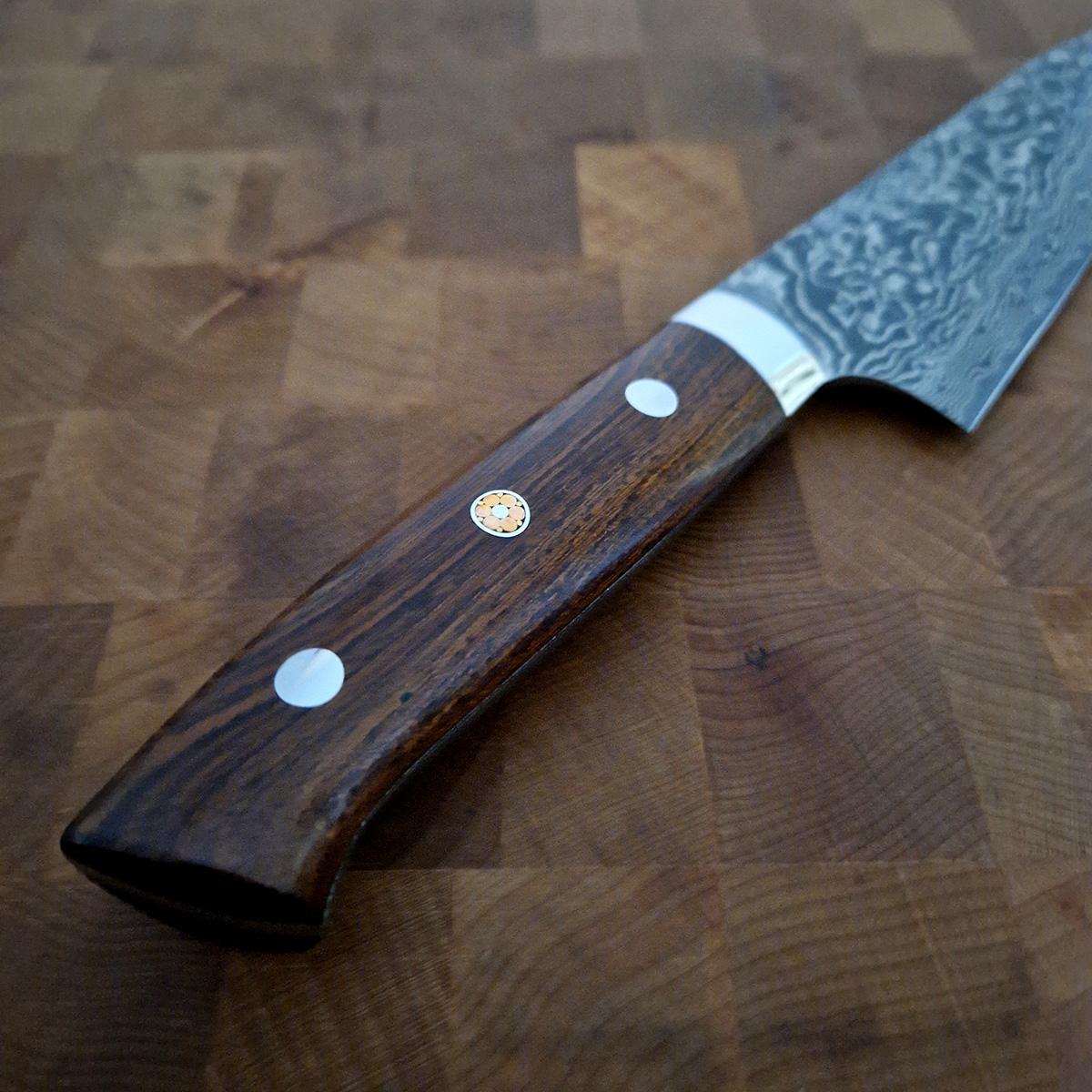 18cm Kokkekniv "Ironwood" damask, R2 - SAJI — bilde 3