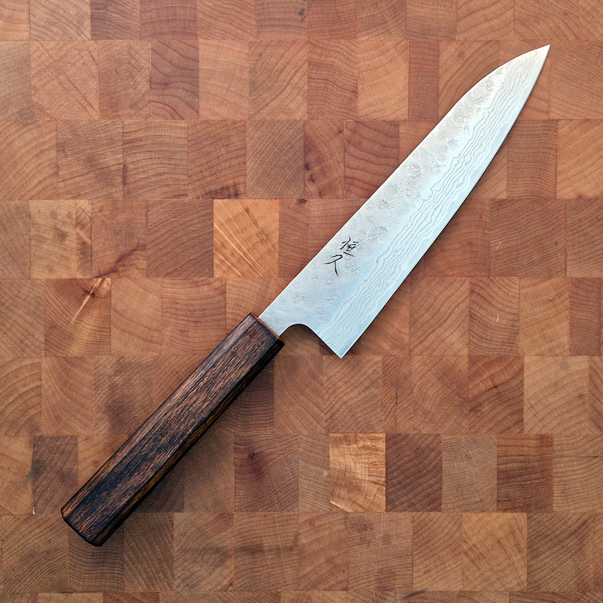 18cm Kokkekniv, Tsuchime/Damask, 440C - HARUYUKI — bilde 1