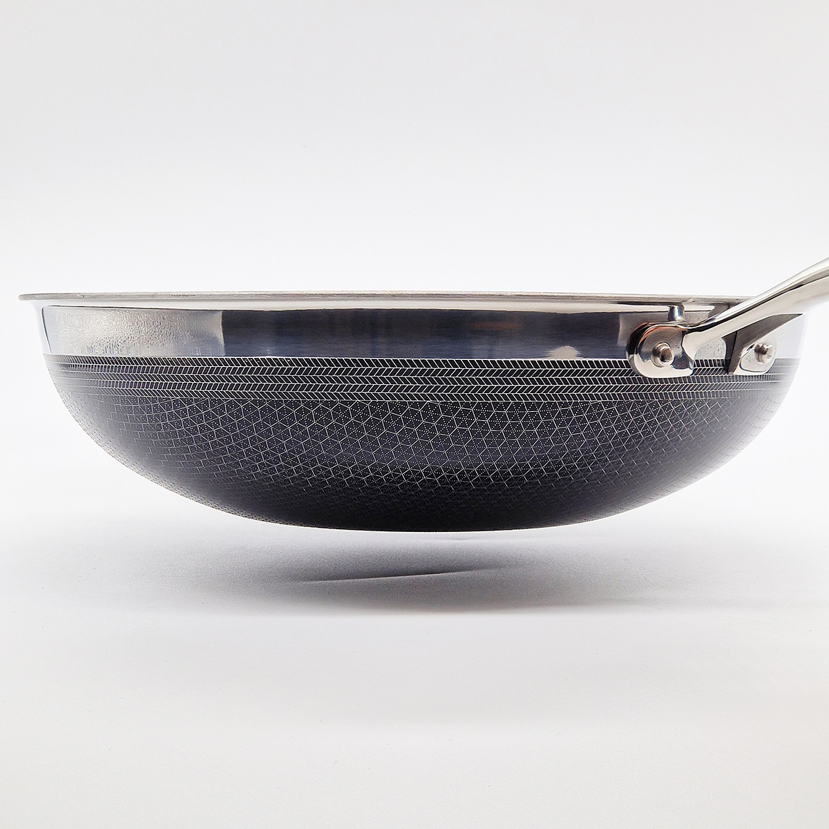 Wok 30cm, hybrid HEXCLAD — bilde 4