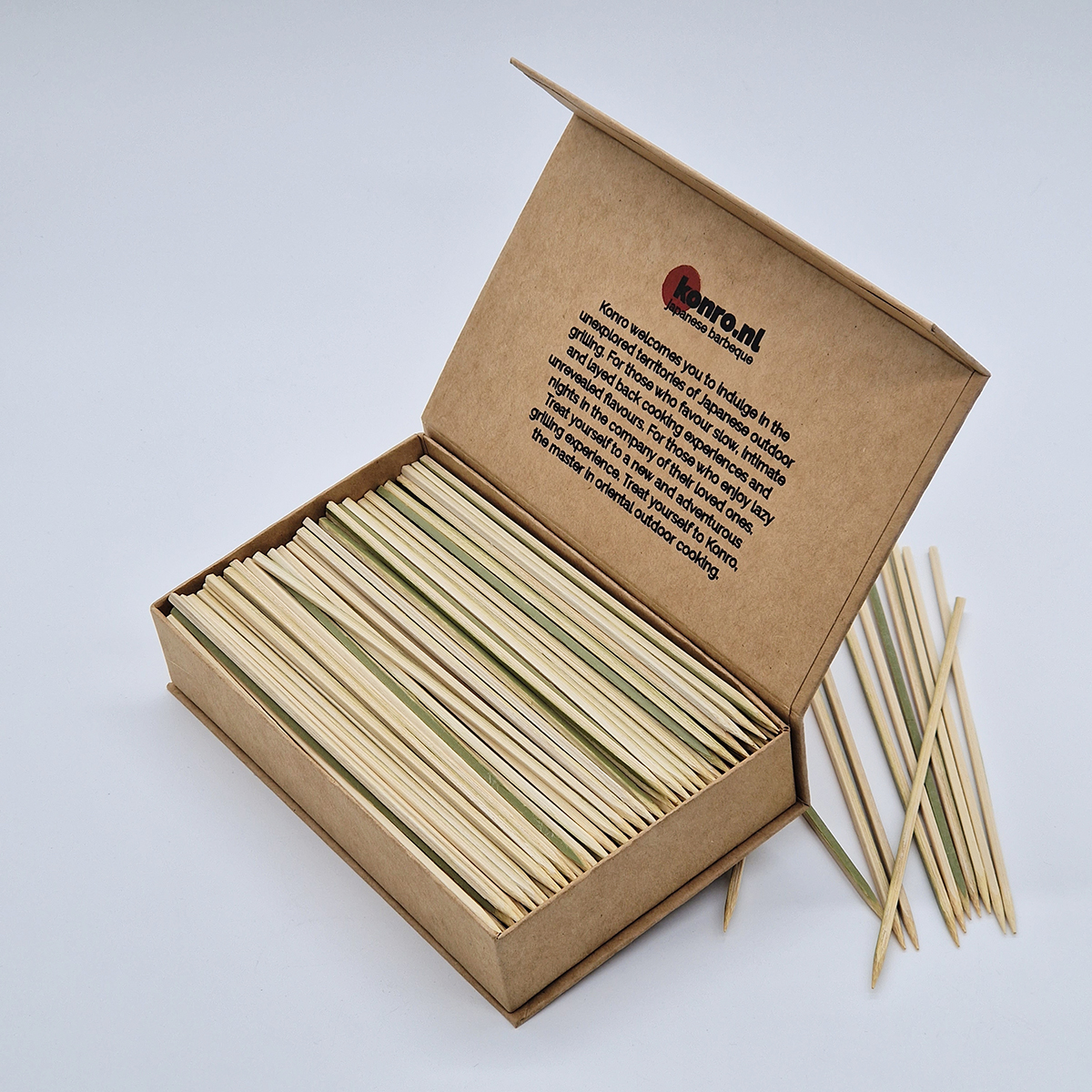 Grillspyd, bambus, 250stk — bilde 2
