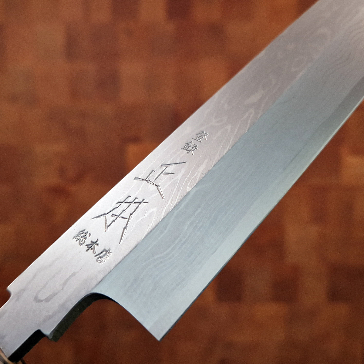 27cm Yanagiba, Aogami II, inkl Saya - MASAMOTO — bilde 7