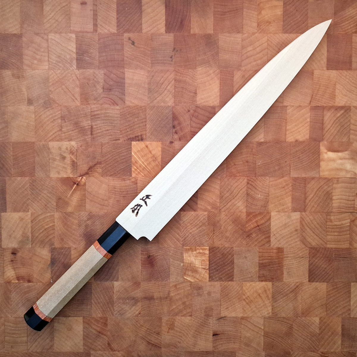 27cm Yanagiba, Aogami II, inkl Saya - MASAMOTO — bilde 8