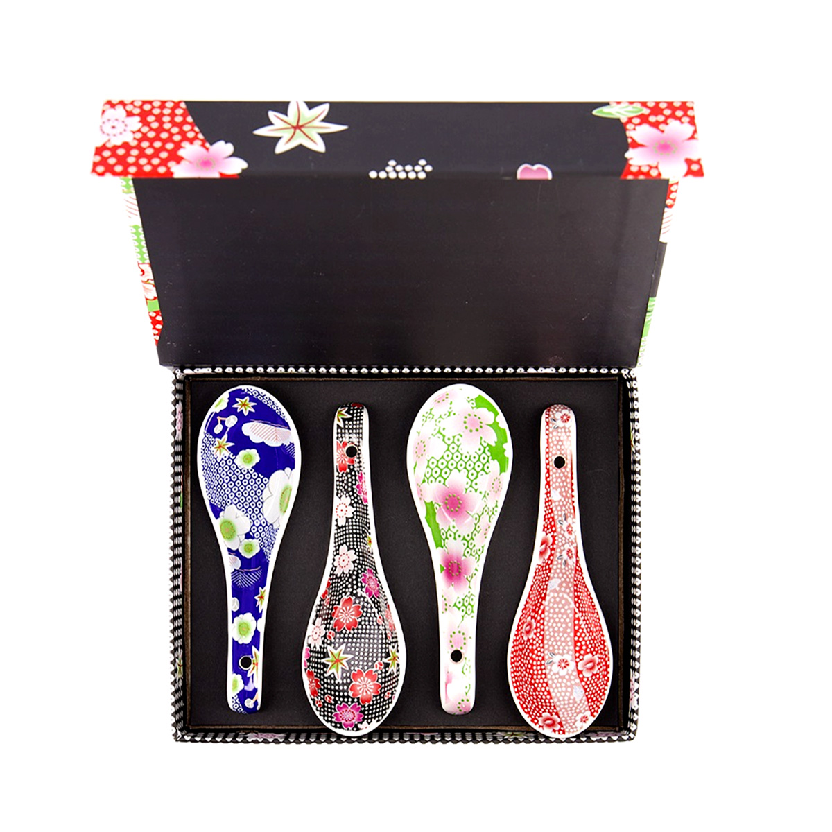 4 stk. Ramenskjer i gaveeske "Kawaii Flower" - Tokyo design studio — bilde 2