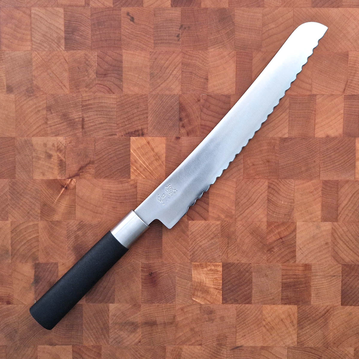 23cm Brødkniv - KAI WASABI BLACK — bilde 1
