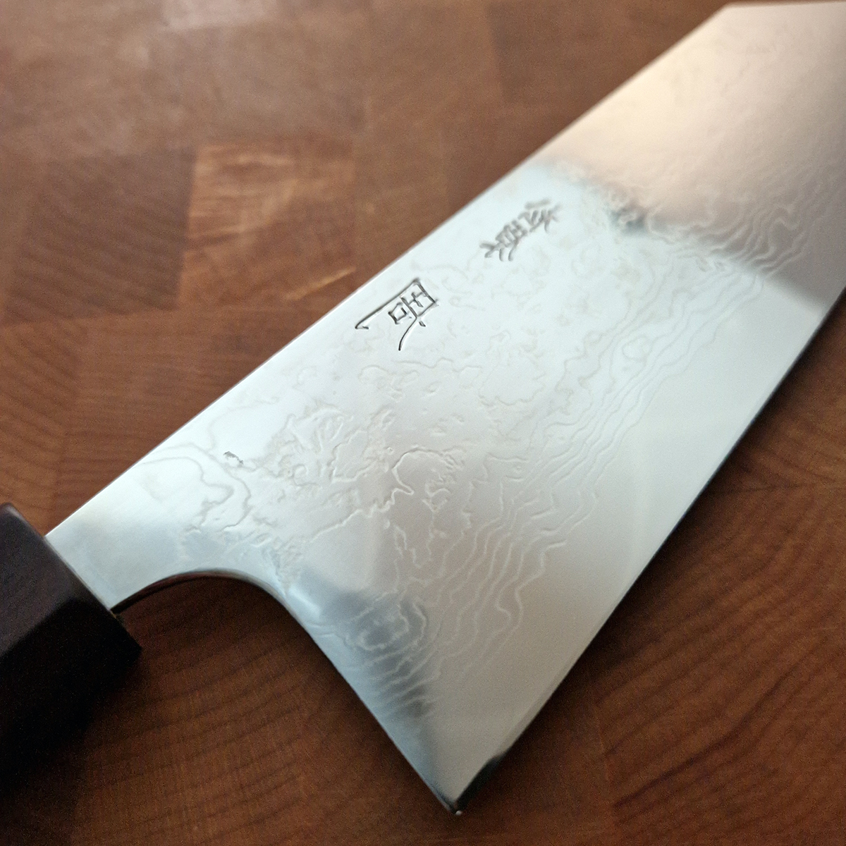18cm Grønnsakskniv (Bunka) X-damask ZDP189 - MATSUBARA TANAKA — bilde 2