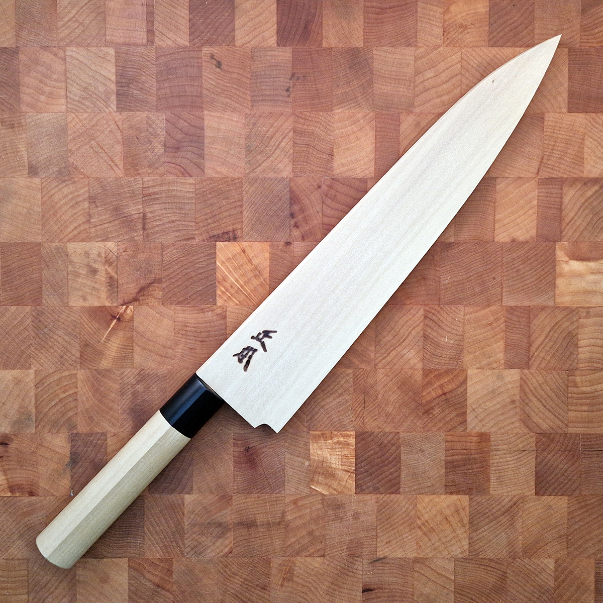 24cm Kokkekniv (Gyoto), "swedish steel", inkl Saya - MASAMOTO — bilde 4