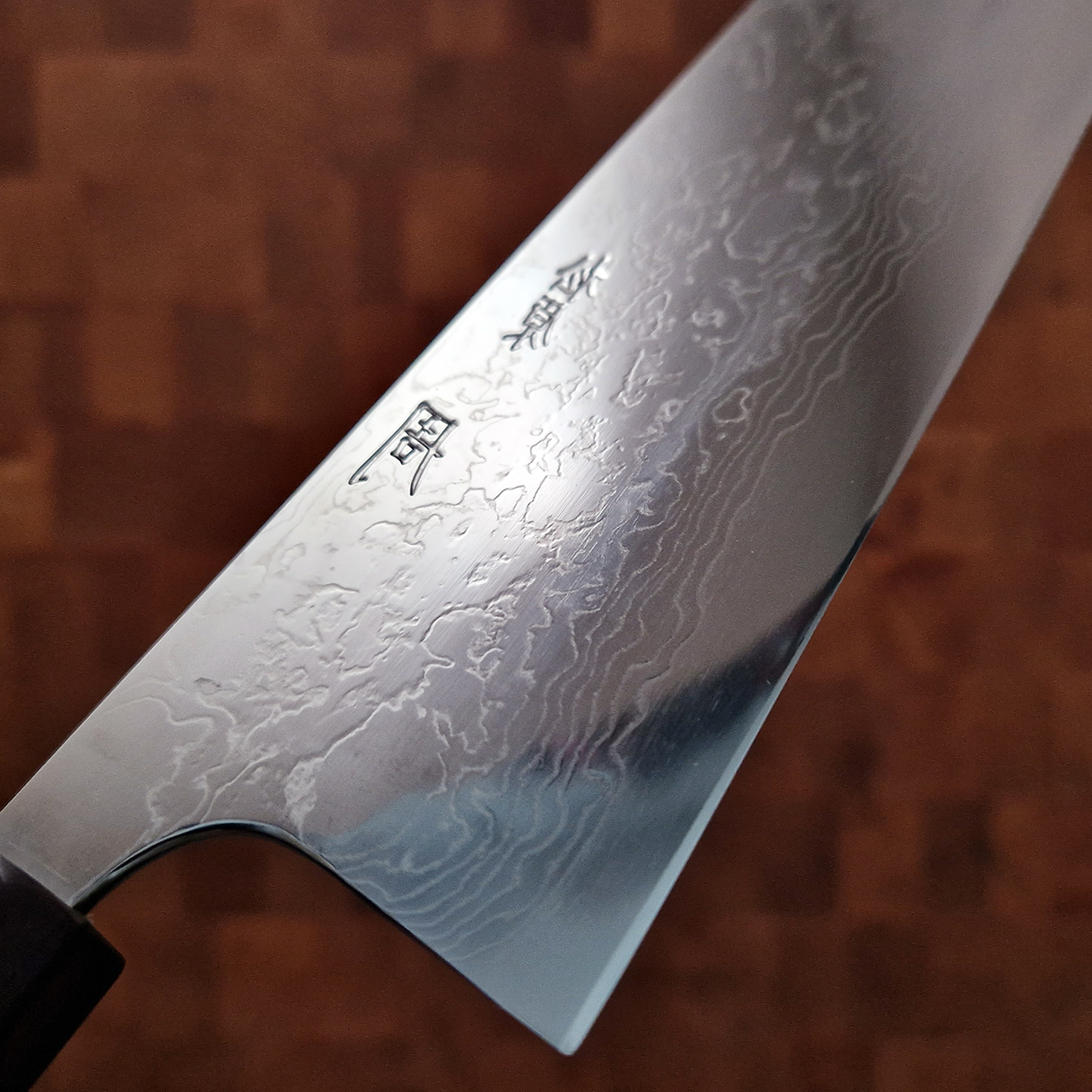 18cm Grønnsakskniv (Bunka) X-damask ZDP189 - MATSUBARA TANAKA — bilde 3