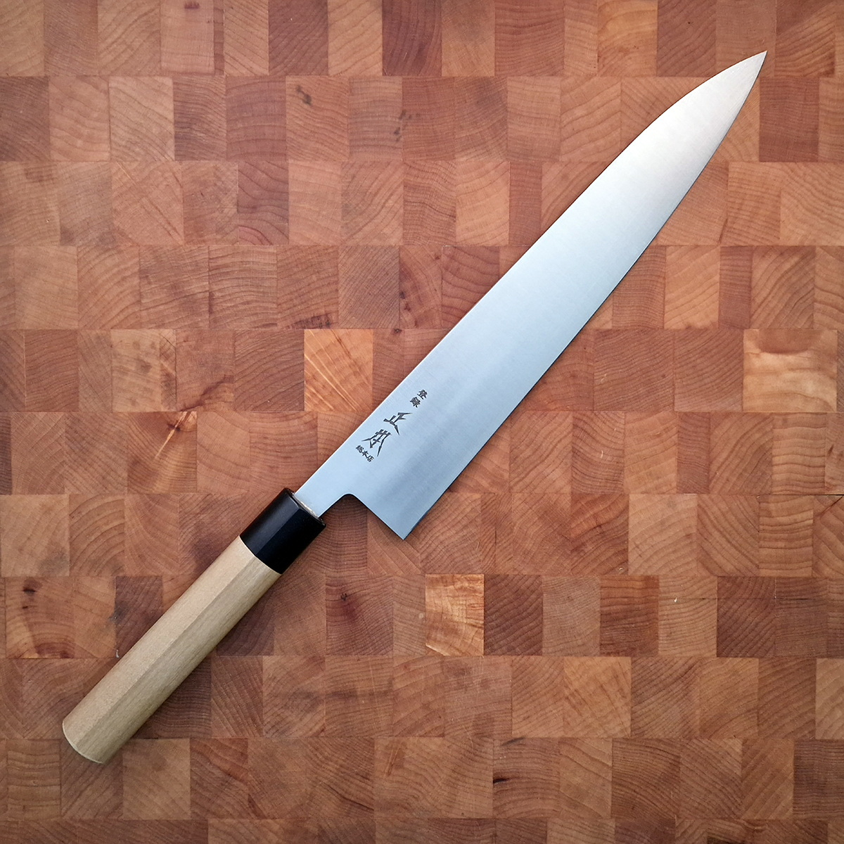 27cm Kokkekniv (Gyoto), Shirogami II, inkl Saya - MASAMOTO — bilde 1