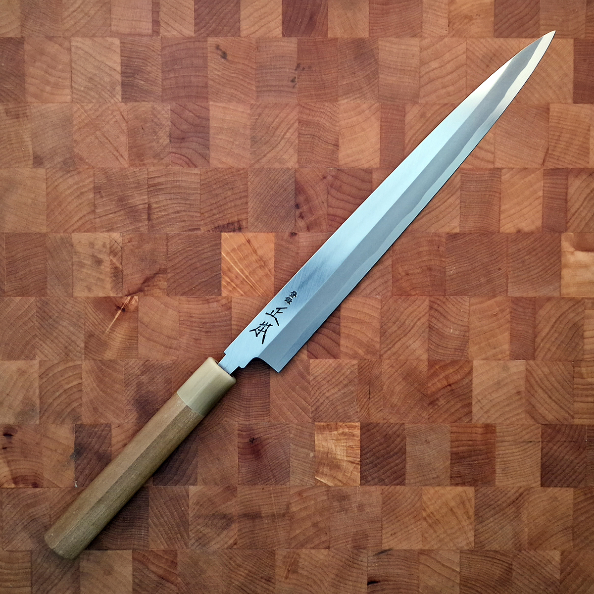 27cm Yanagiba, Shirogami II, inkl Saya - MASAMOTO