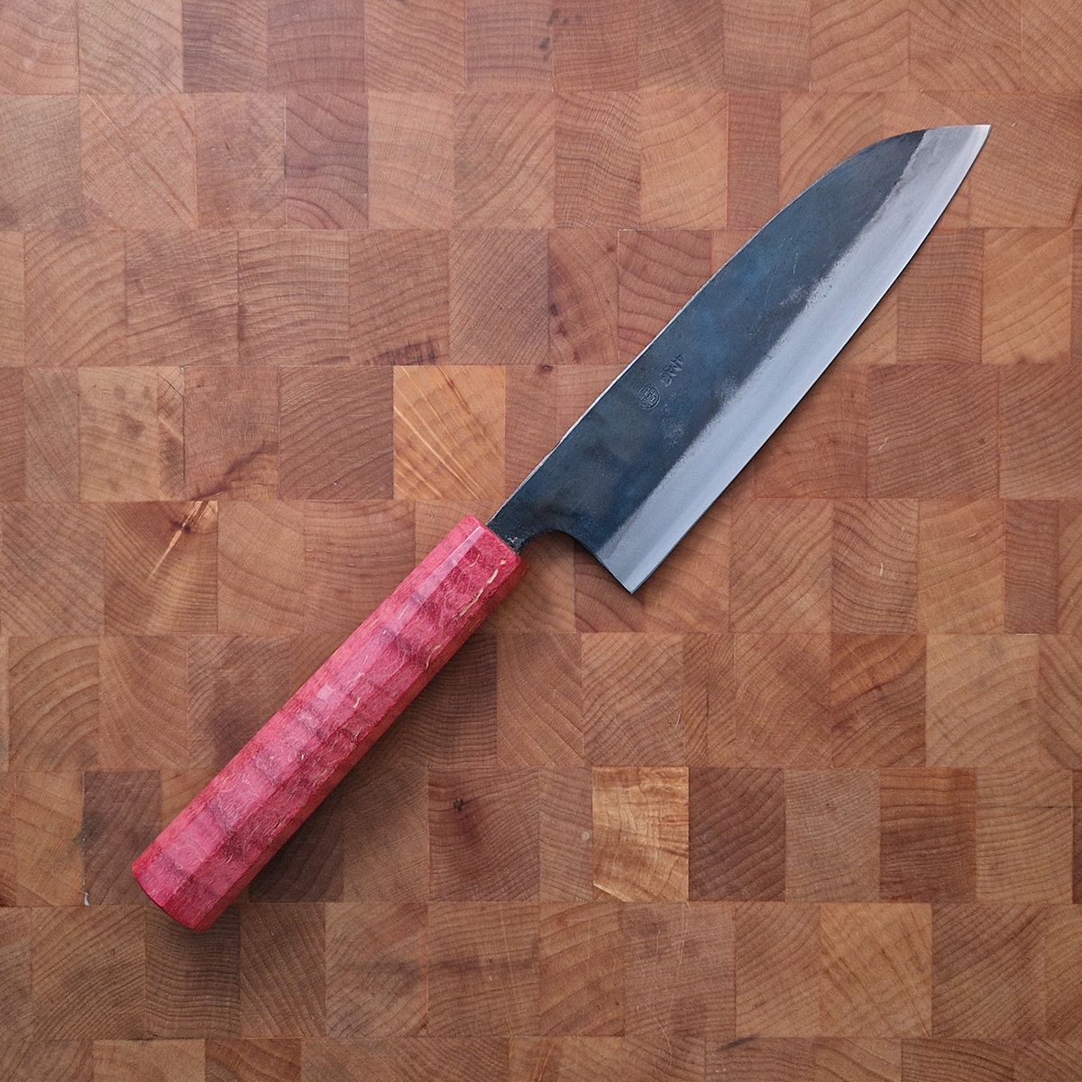 16,5cm Grønnsakskniv (Santoku) Shirogami, Custom - No Factory — bilde 1