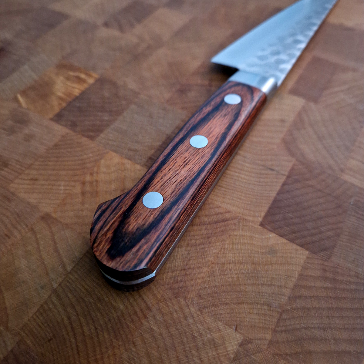 14cm Honesuke VG10, Hamret/Damask - HARUYUKI — bilde 4