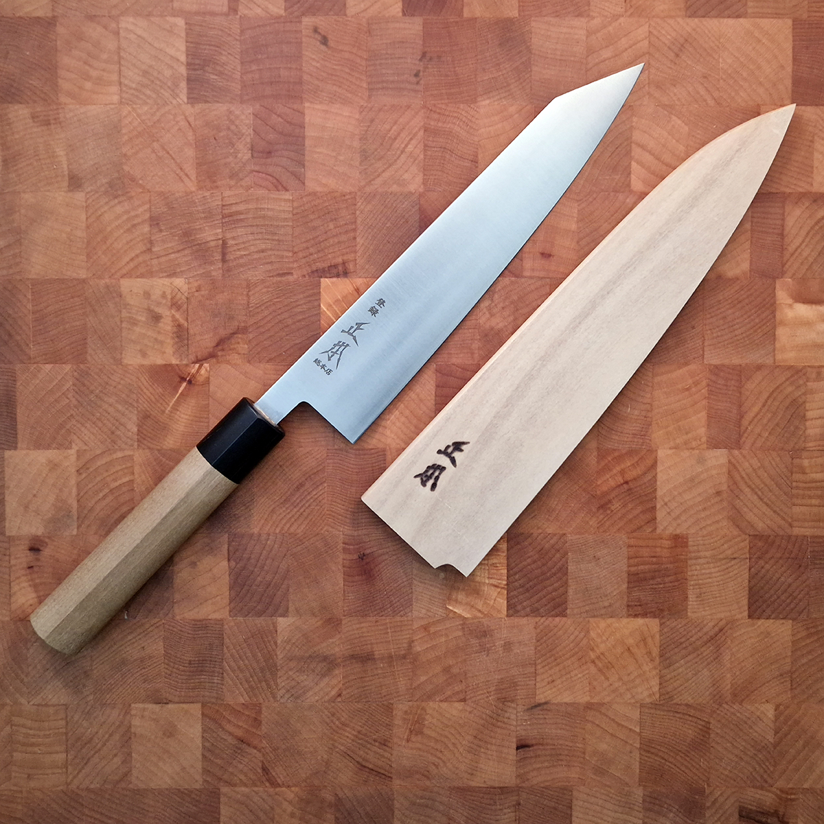 21cm Kiritsuke, "swedish steel", inkl Saya - MASAMOTO — bilde 6