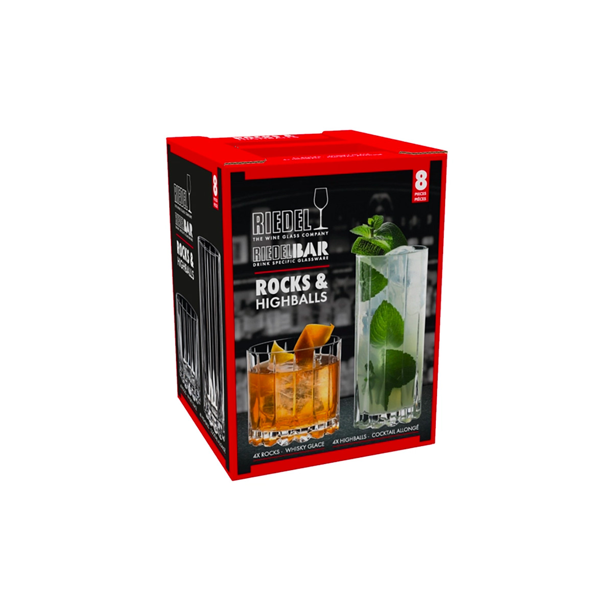 Highball, 4 Stk. og Rocks, 4 Stk - RIEDEL — bilde 2