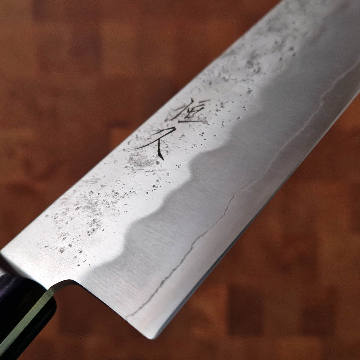 21cm Kokkekniv, G3, Purple Nashiji - HARUYUKI — bilde 2