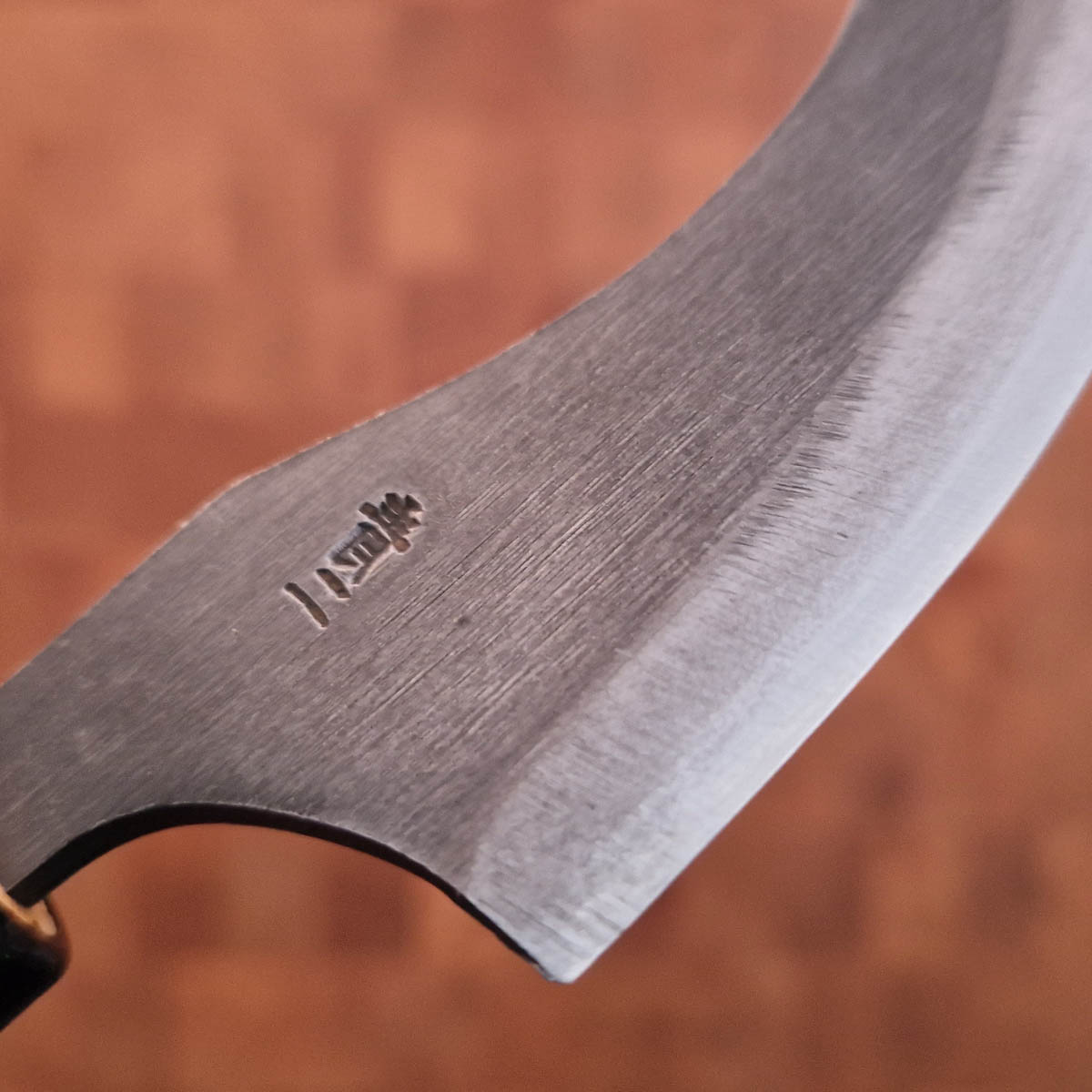 10cm Kawahagi, "Japansk flåkniv", Aogami - Haruyuki — bilde 2