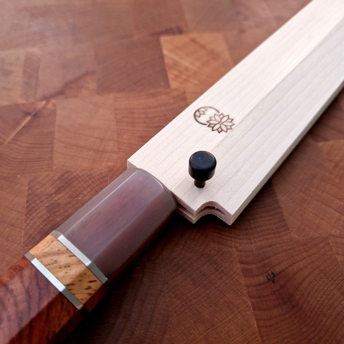30cm Sakimaru Takohiki, Mirror Polished, Shirogami II, inkl Saya - SAKAI KIKUMORI — bilde 2