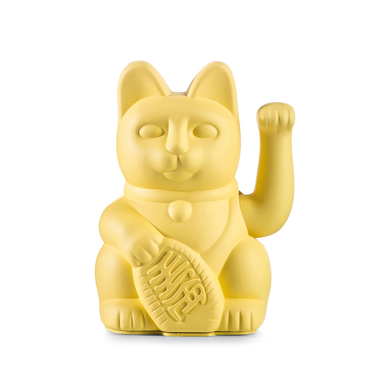 Lucky Cat Waving, 15cm - Gul — bilde 1