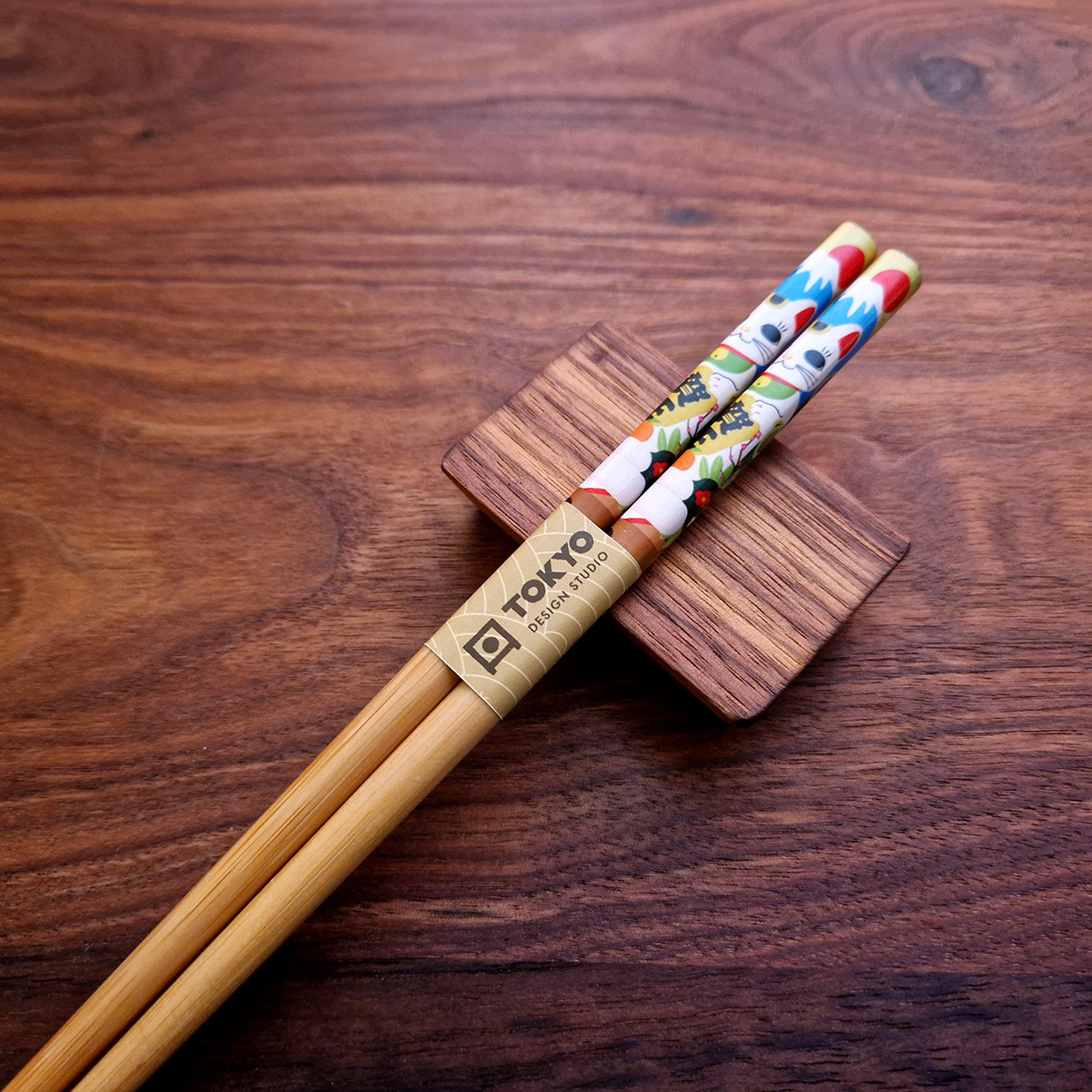 Spisepinner 5 par i gaveeske "Lucky & Koinobor" - Tokyo design studio — bilde 2
