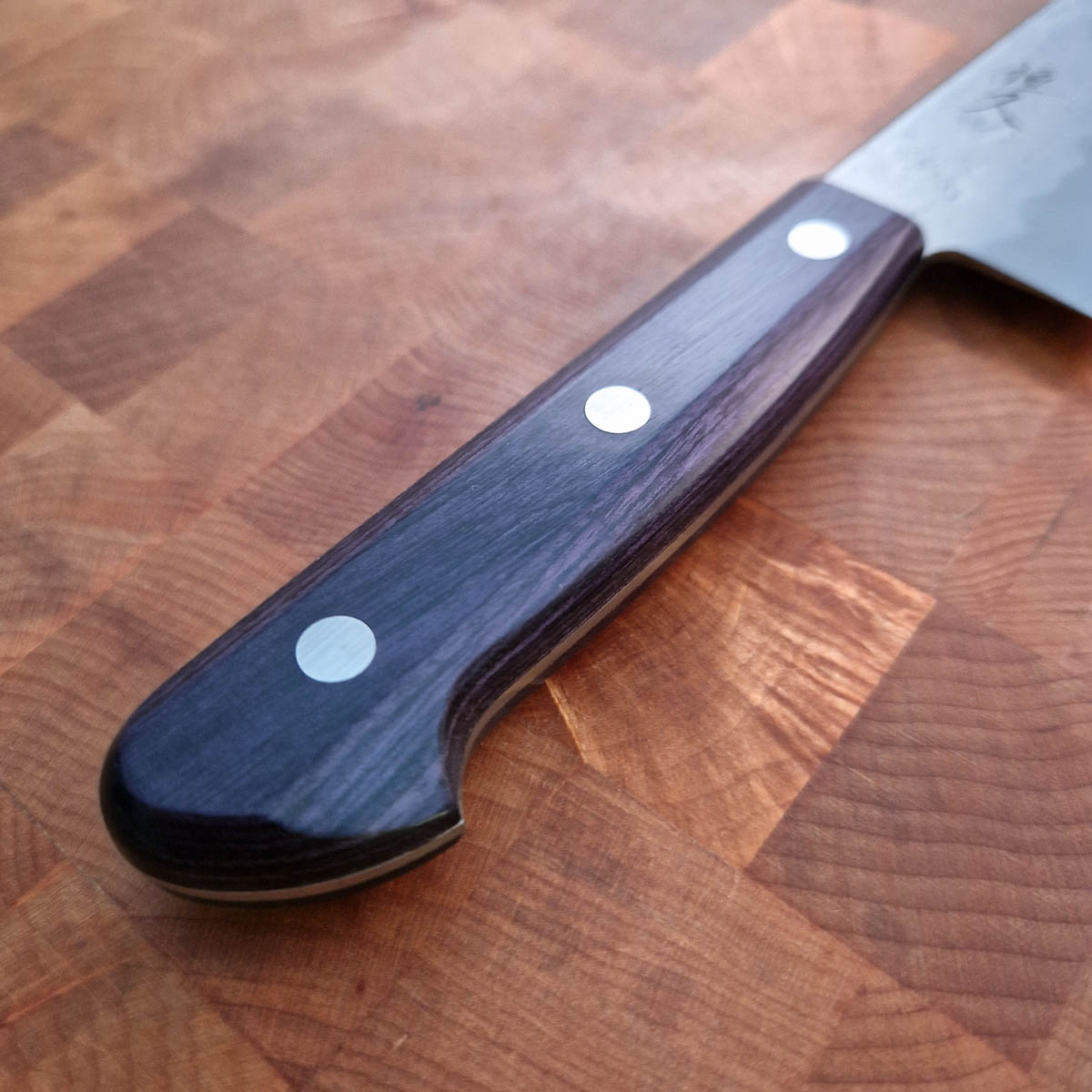 21cm Kokkekniv, G3, Purple Nashiji - HARUYUKI — bilde 3