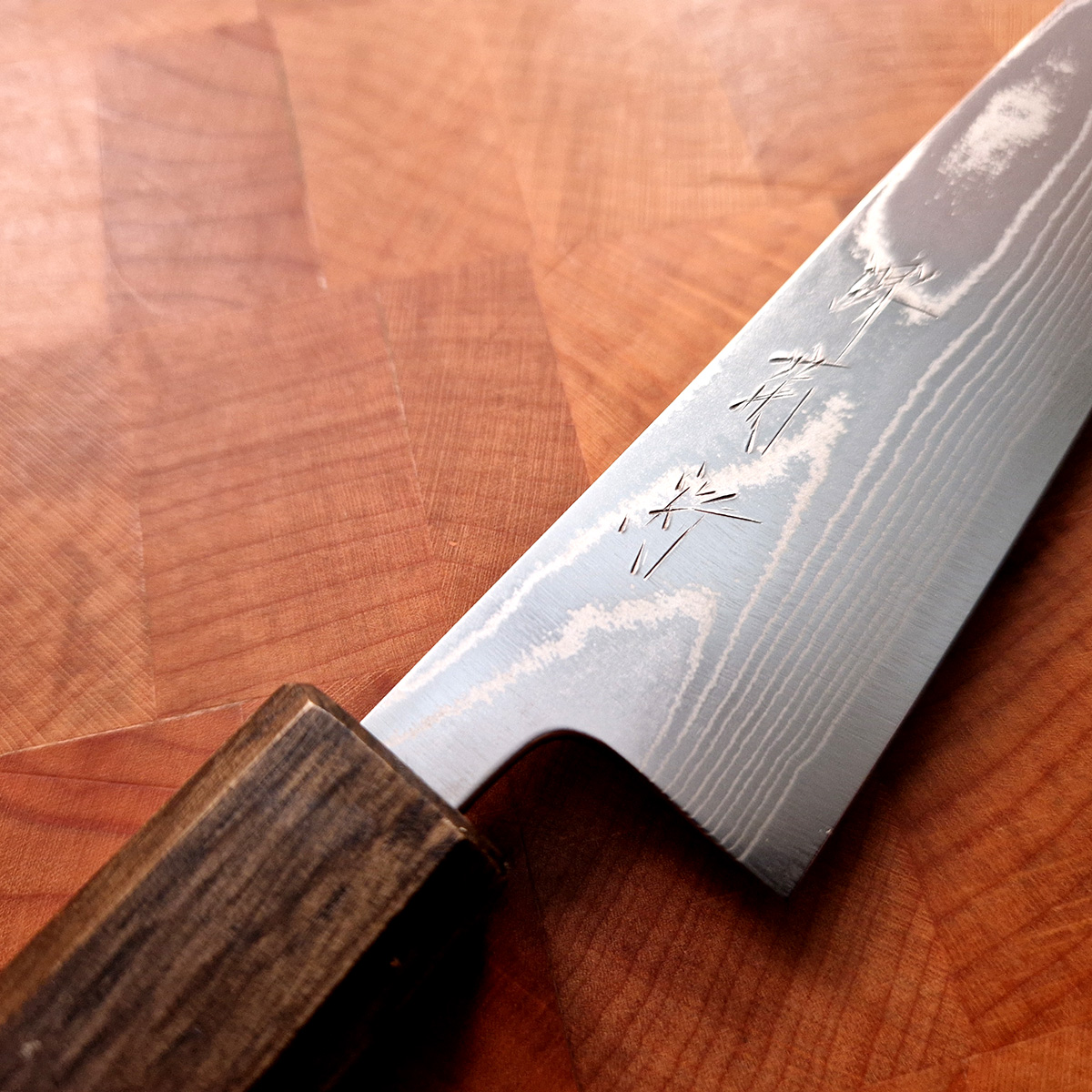 13,5cm Universalkniv, AUS10 Damask - SAKAI KIKUMORI — bilde 4