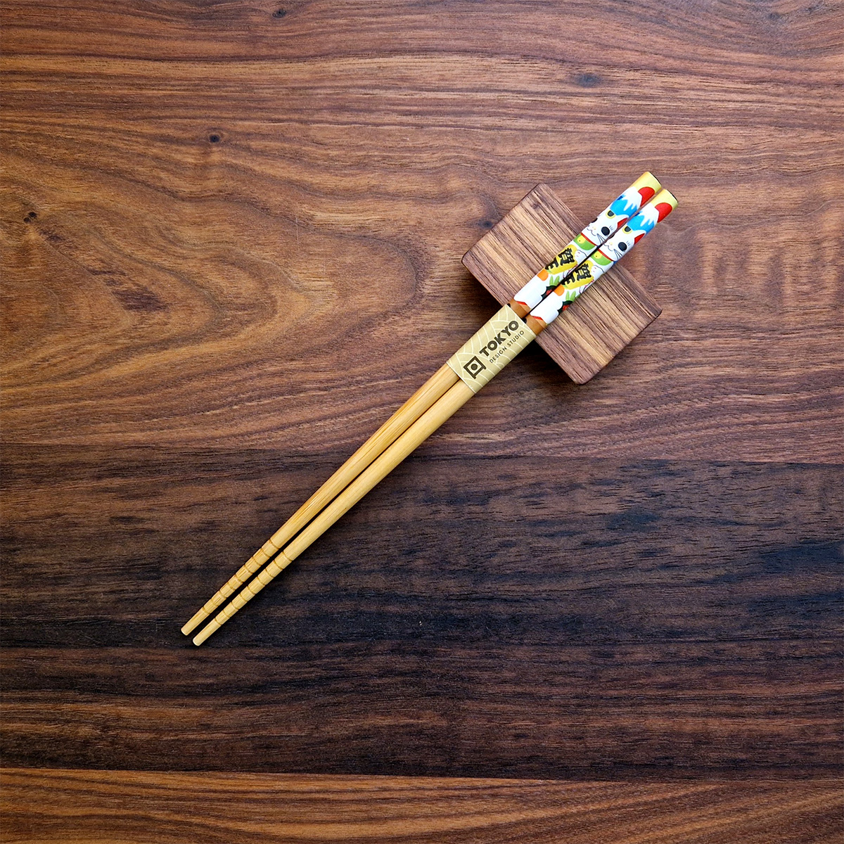Spisepinner 5 par i gaveeske "Lucky & Koinobor" - Tokyo design studio — bilde 1