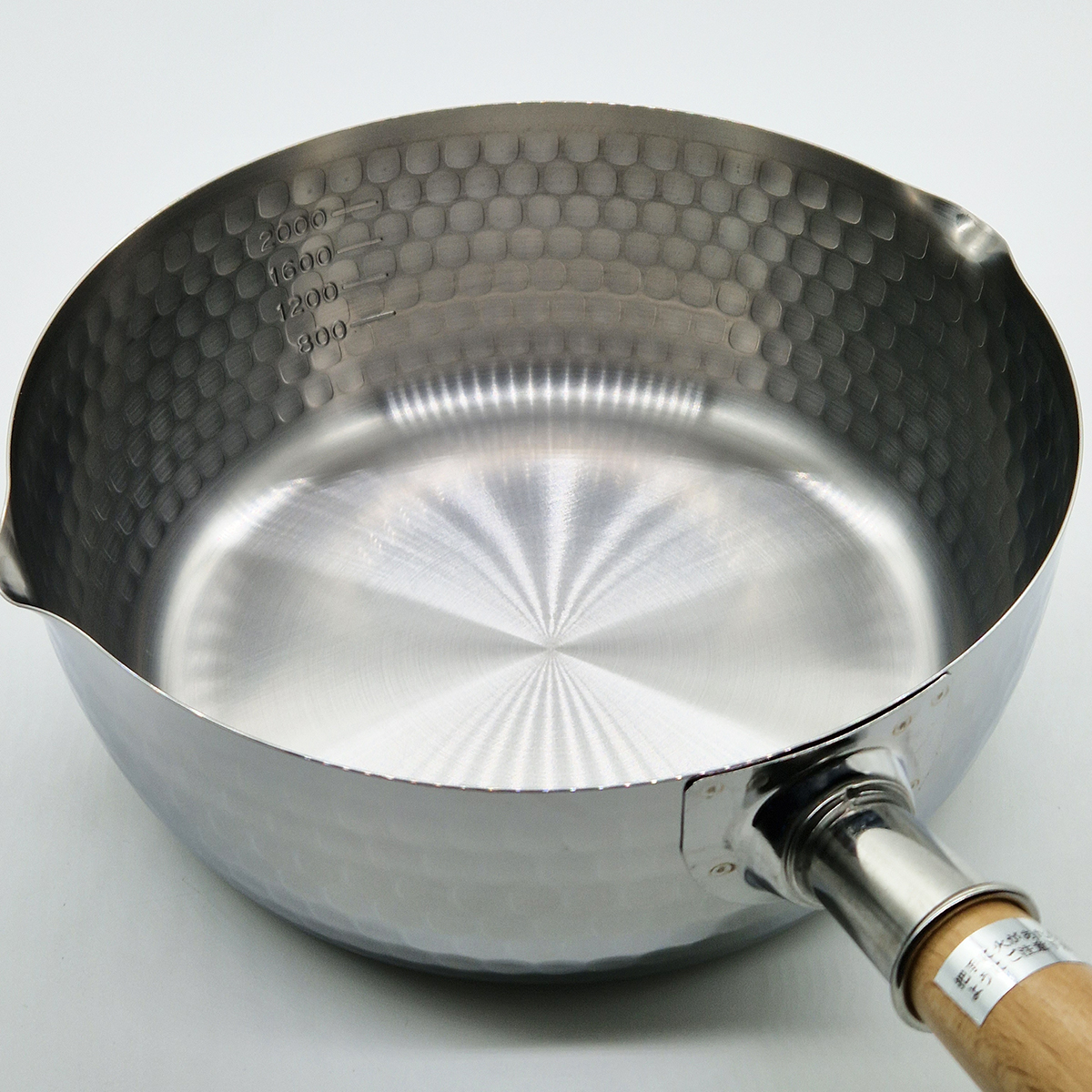Gryte japansk, hamret "Yukihira", 22cm - Yoshikawa — bilde 3