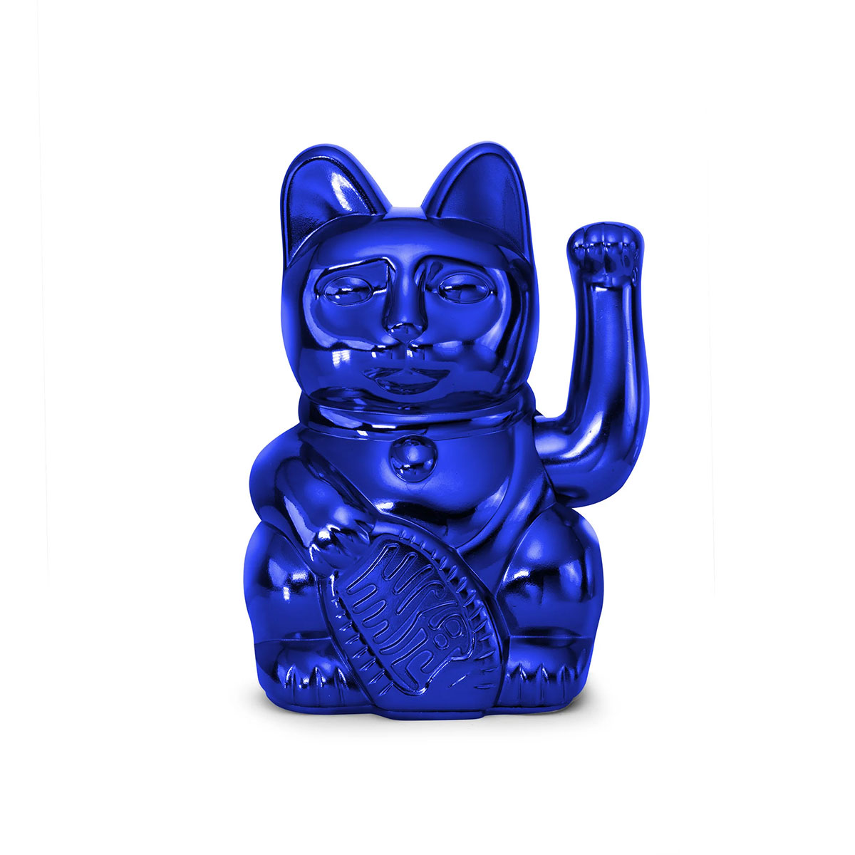 Lucky Cat Waving, 15cm - Cosmic Shiny Blue — bilde 1