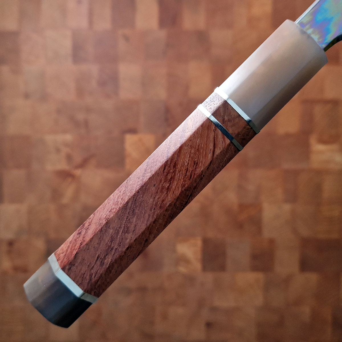 27cm Yanagiba, Mirror Polished, Shirogami II, inkl Saya - SAKAI KIKUMORI — bilde 5
