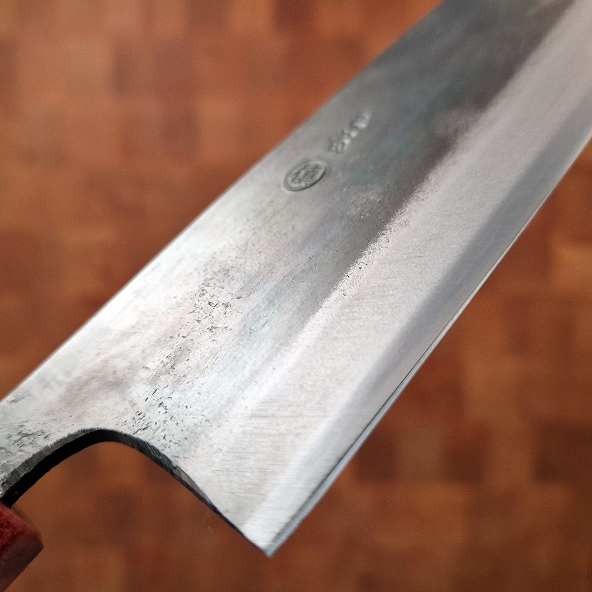 16,5cm Grønnsakskniv (Santoku) Shirogami, Custom - No Factory — bilde 4