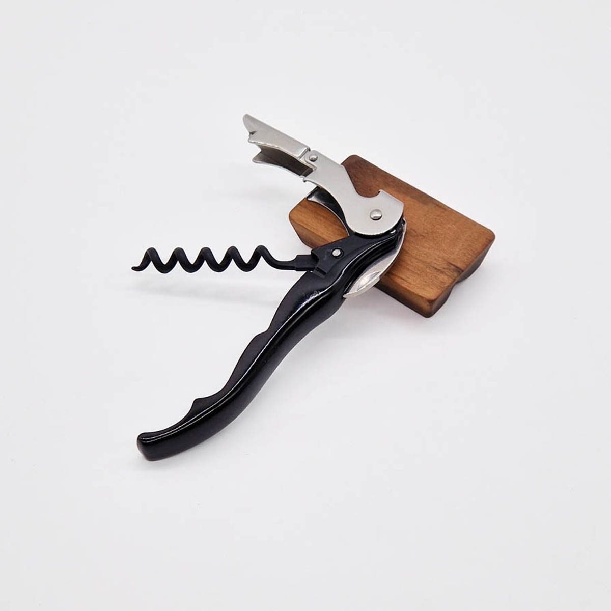 Vinåpner Pulltaps "Colour Svart" med etui - PULLTEX — bilde 2