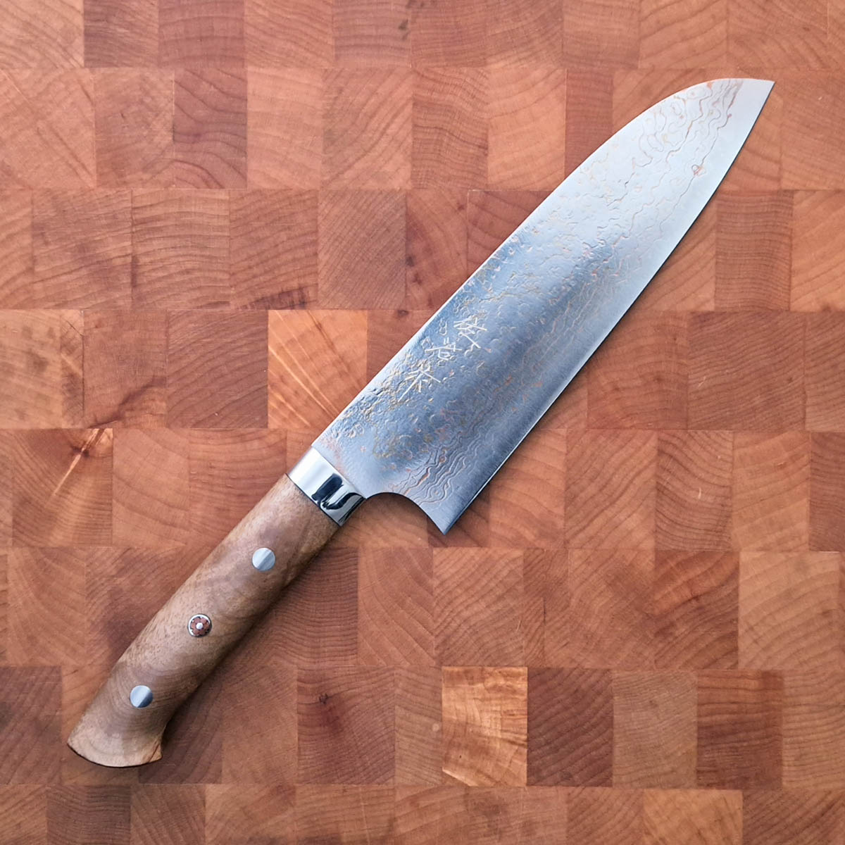 18cm Grønnsakskniv (Santoku) "Rainbow" VG10 - SAJI — bilde 1