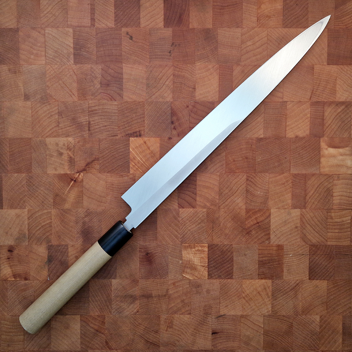 30cm Yanagiba, Shirogami II, inkl Saya - MASAMOTO — bilde 7
