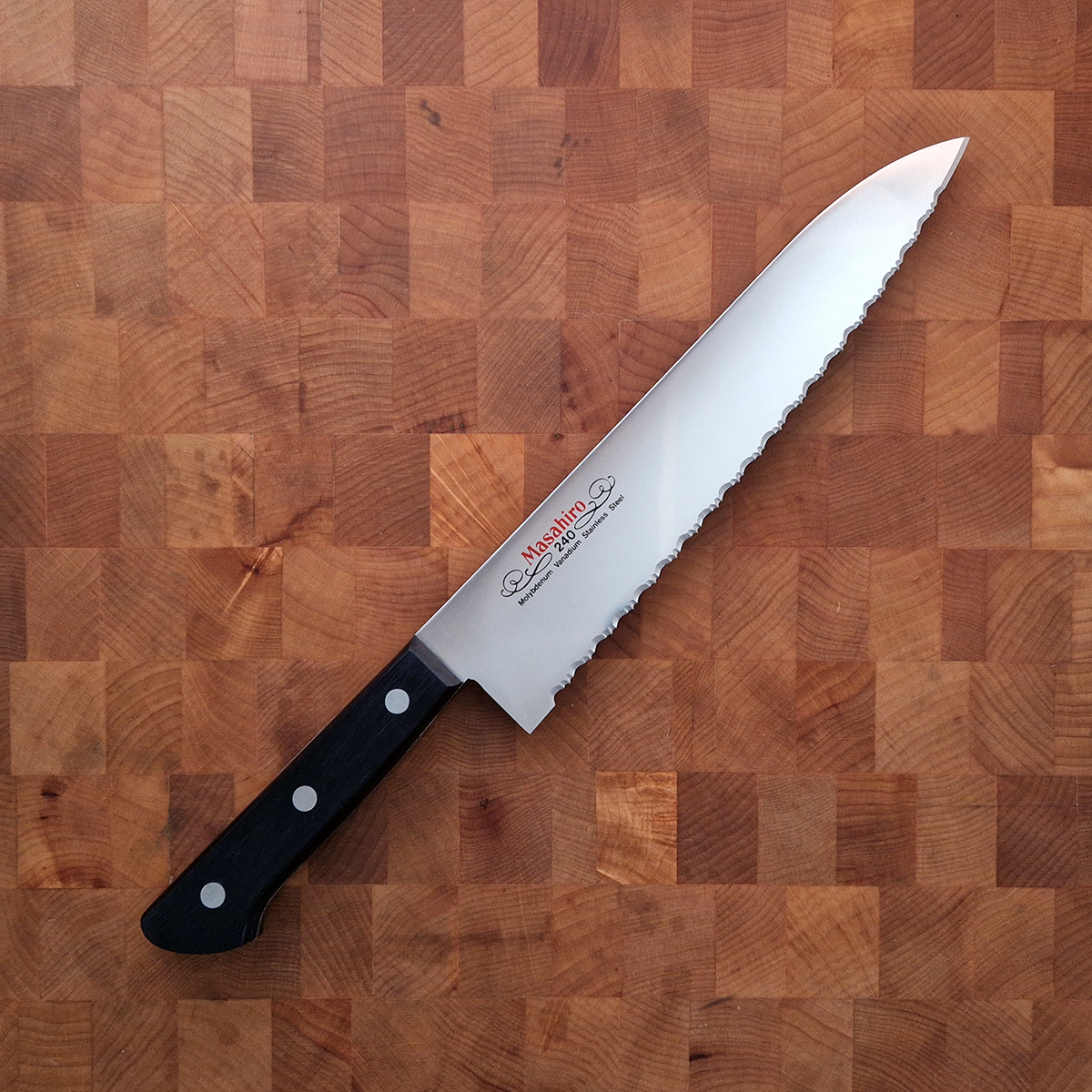 24cm Brødkniv, MV - MASAHIRO