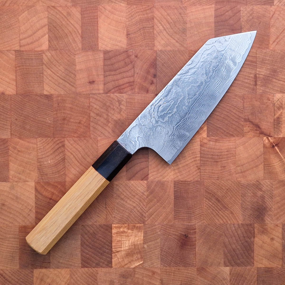 14cm Bunka, Damask og Nashiji, VG10 - YUTA KATAYAMA — bilde 1