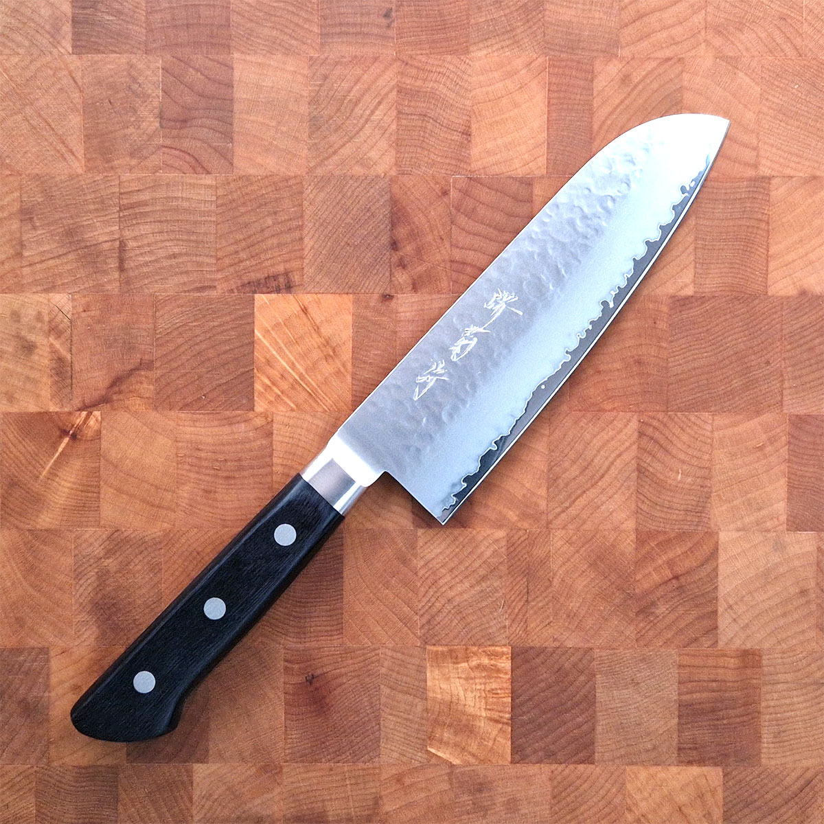 16cm Grønnsakskniv (Santoku) Nashiji/hamret, V5 - SAKAI KIKUMORI — bilde 1