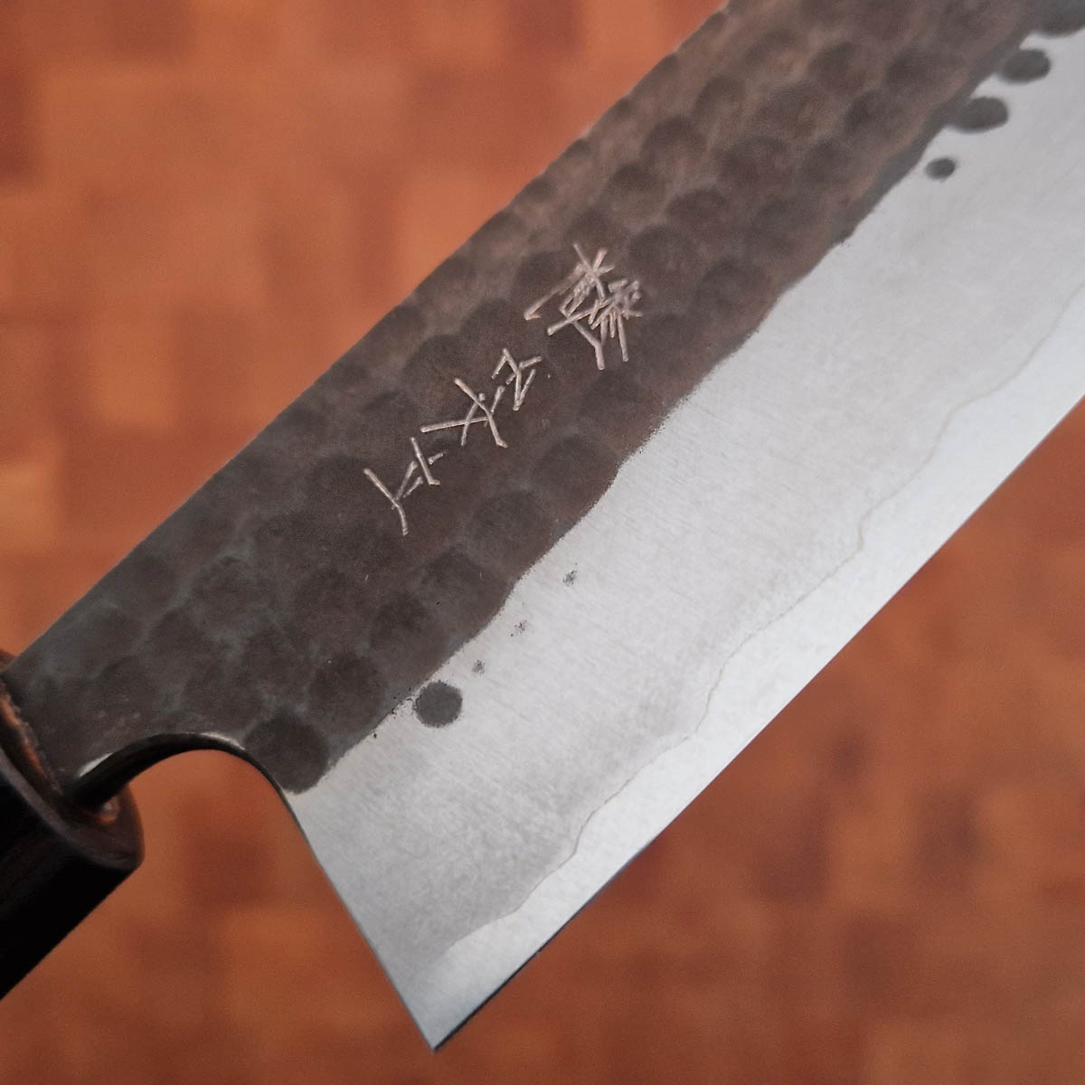 17cm Santoku Tsuchime Super Aogami - ANRYU — bilde 2