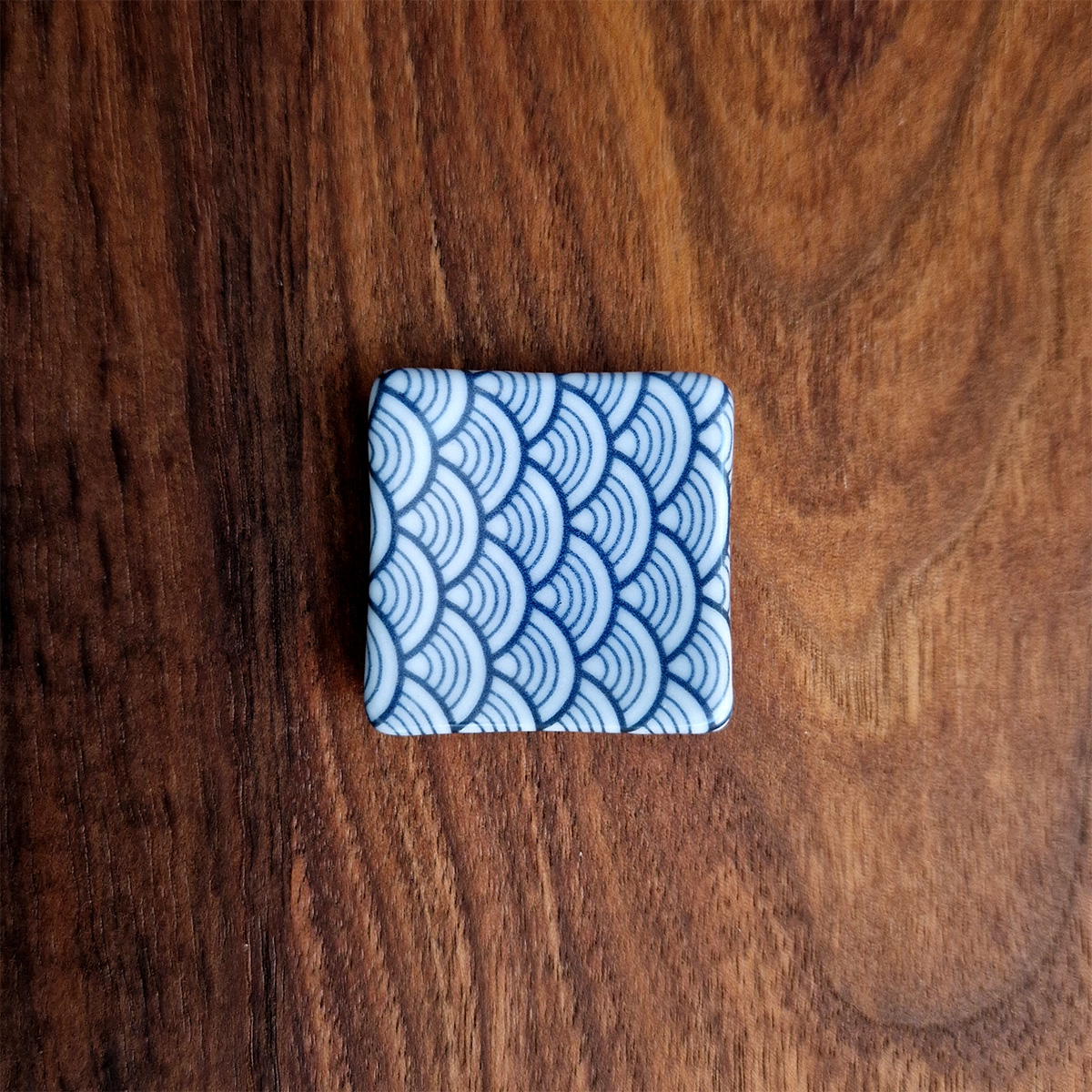 1 stk Spisepinner holder, Firkant "Wave Blue" - Tokyo design studio — bilde 1