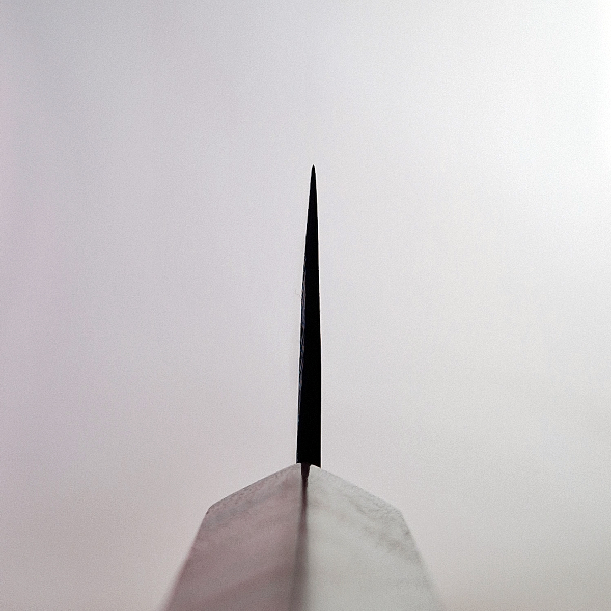 16,5cm Grønnsakskniv (Santoku) Shirogami, Custom - No Factory — bilde 3