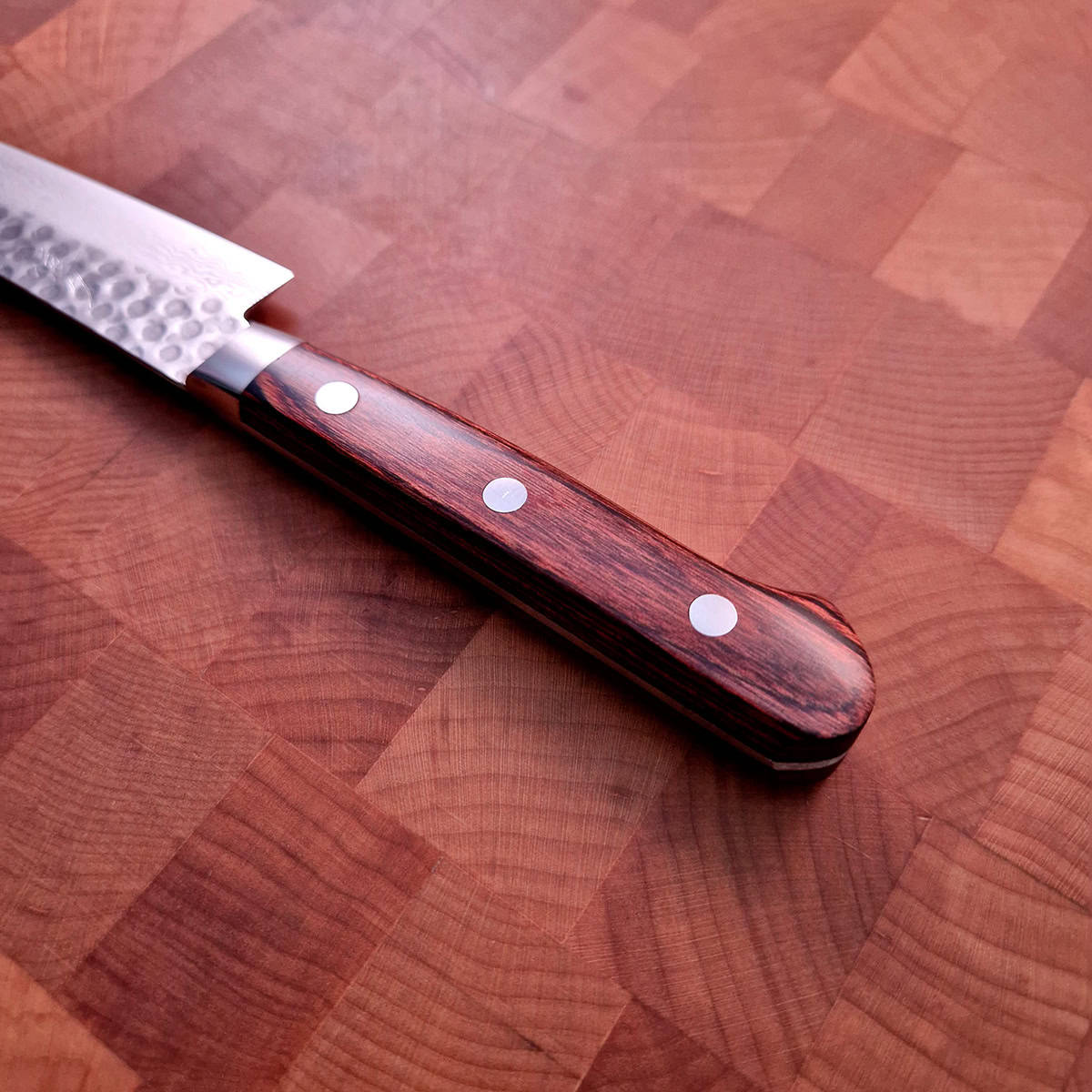 13.5cm Universalkniv VG10, Hamret/Damask - HARUYUKI — bilde 3