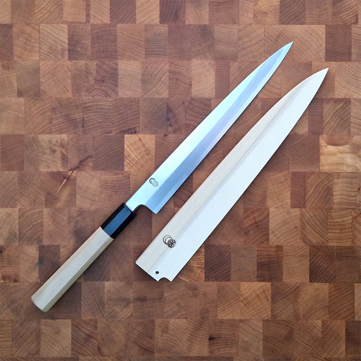 24cm Yanagiba, Shirogami II, inkl Saya - SAKAI KIKUMORI — bilde 3