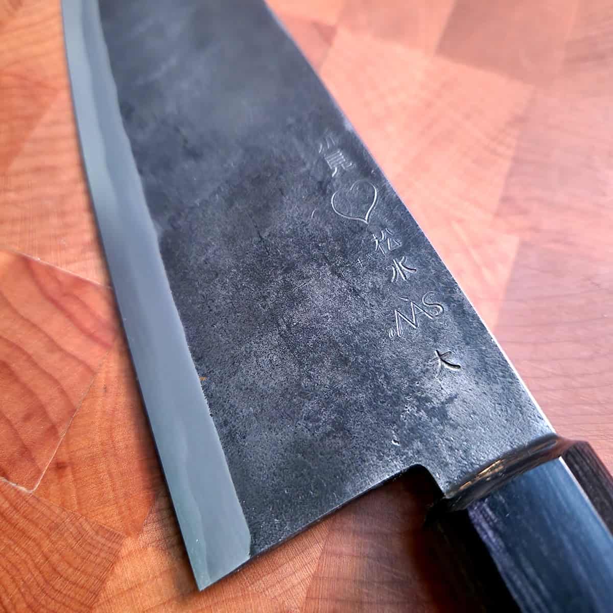 18cm Deba Large, Super Aogami, NAS - TAKEDA — bilde 4