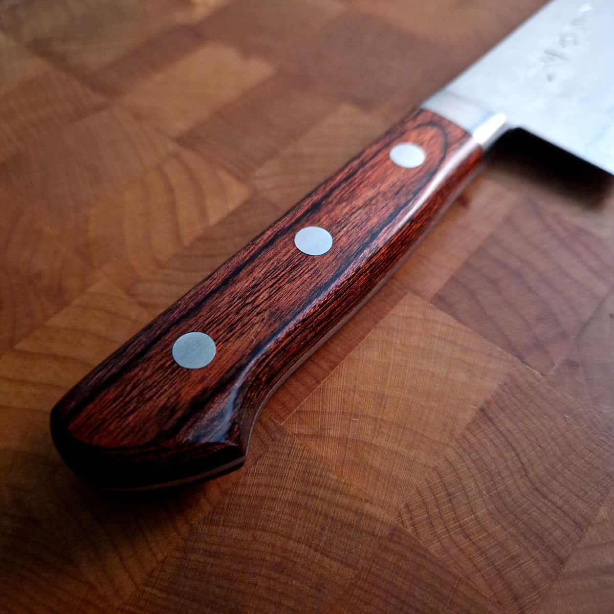 16,5cm Grønnsakskniv (Santoku) Damask - Miki Hamono — bilde 3