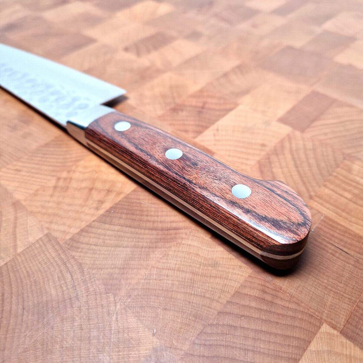 18cm Grønnsakskniv (Santoku)  VG10, Hamret/Damask - HARUYUKI — bilde 4
