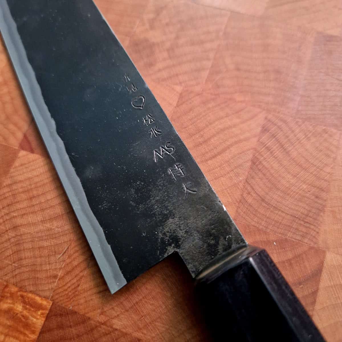 27cm Sujihiki / Trancheringskniv, Super Aogami, NAS - TAKEDA — bilde 4