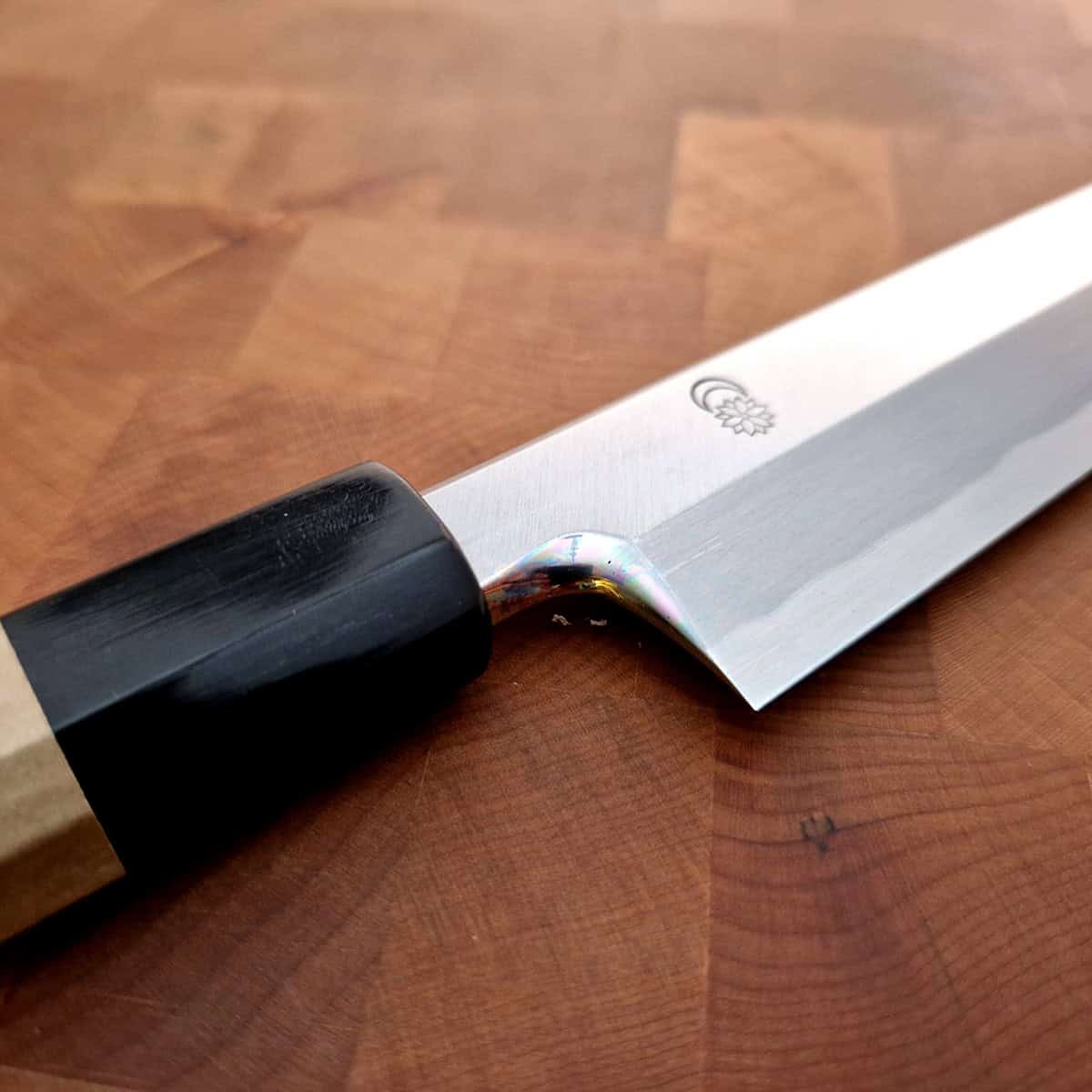 30cm Kiritsuke Yanagiba, Shirogami II, inkl Saya - SAKAI KIKUMORI — bilde 3