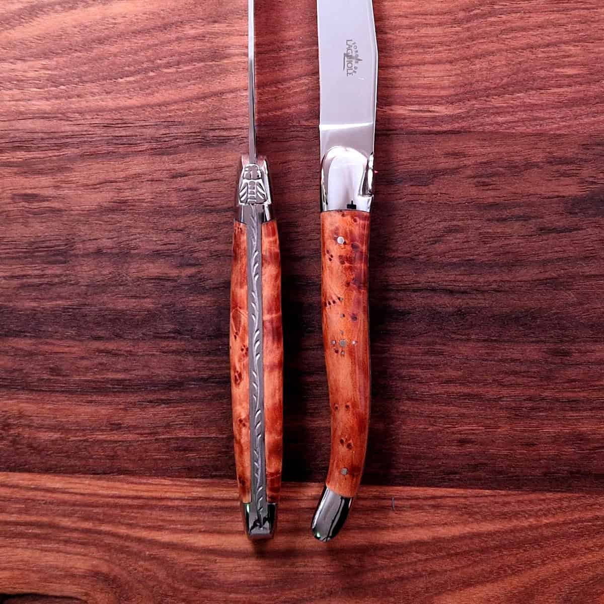 Biffkniver 2. stk thuya - Forge de Laguiole — bilde 4